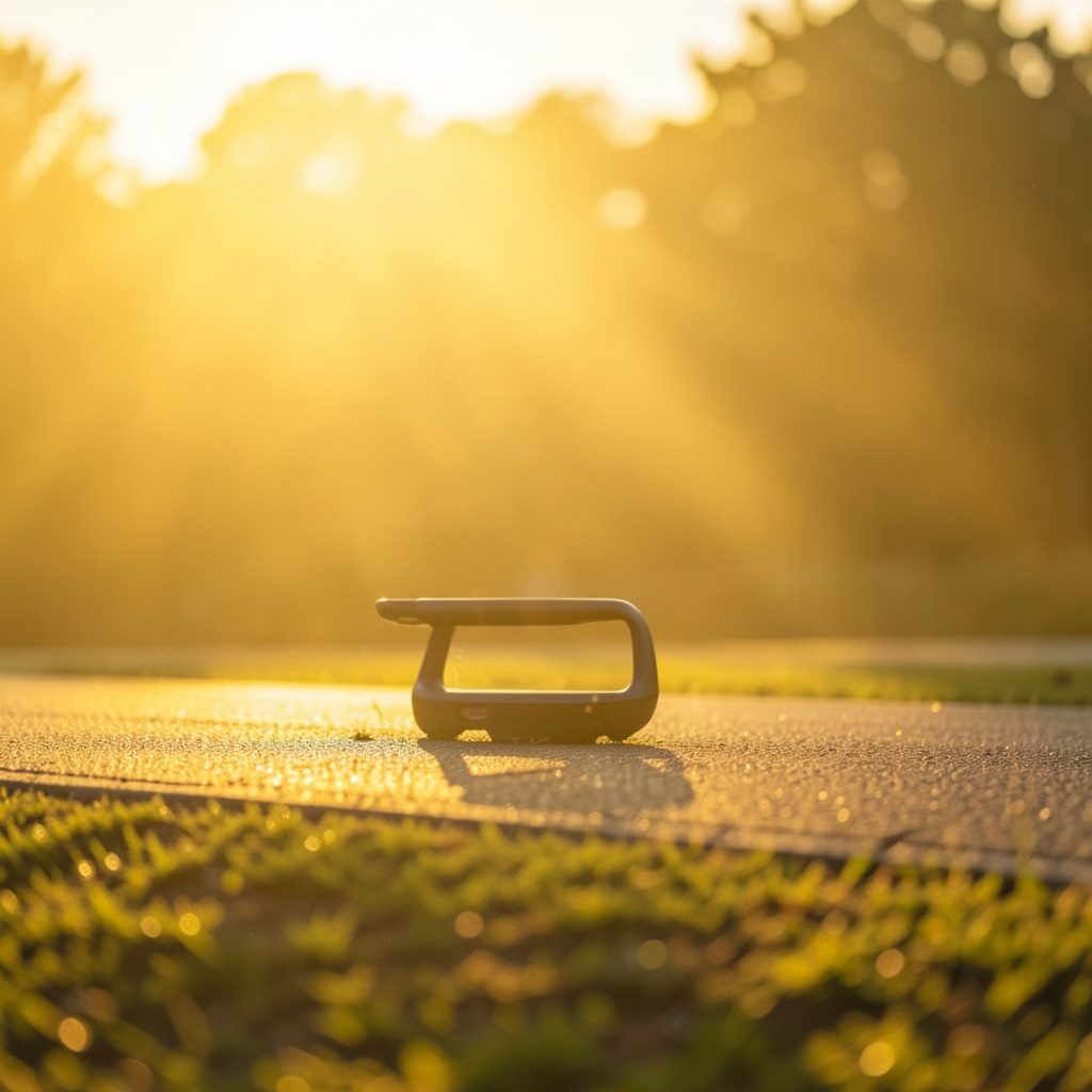 Golden-hour photograph of ammunition boxes on a wooden table, warm sunlight casting a glow across the packaging, conveying reliability and quality.